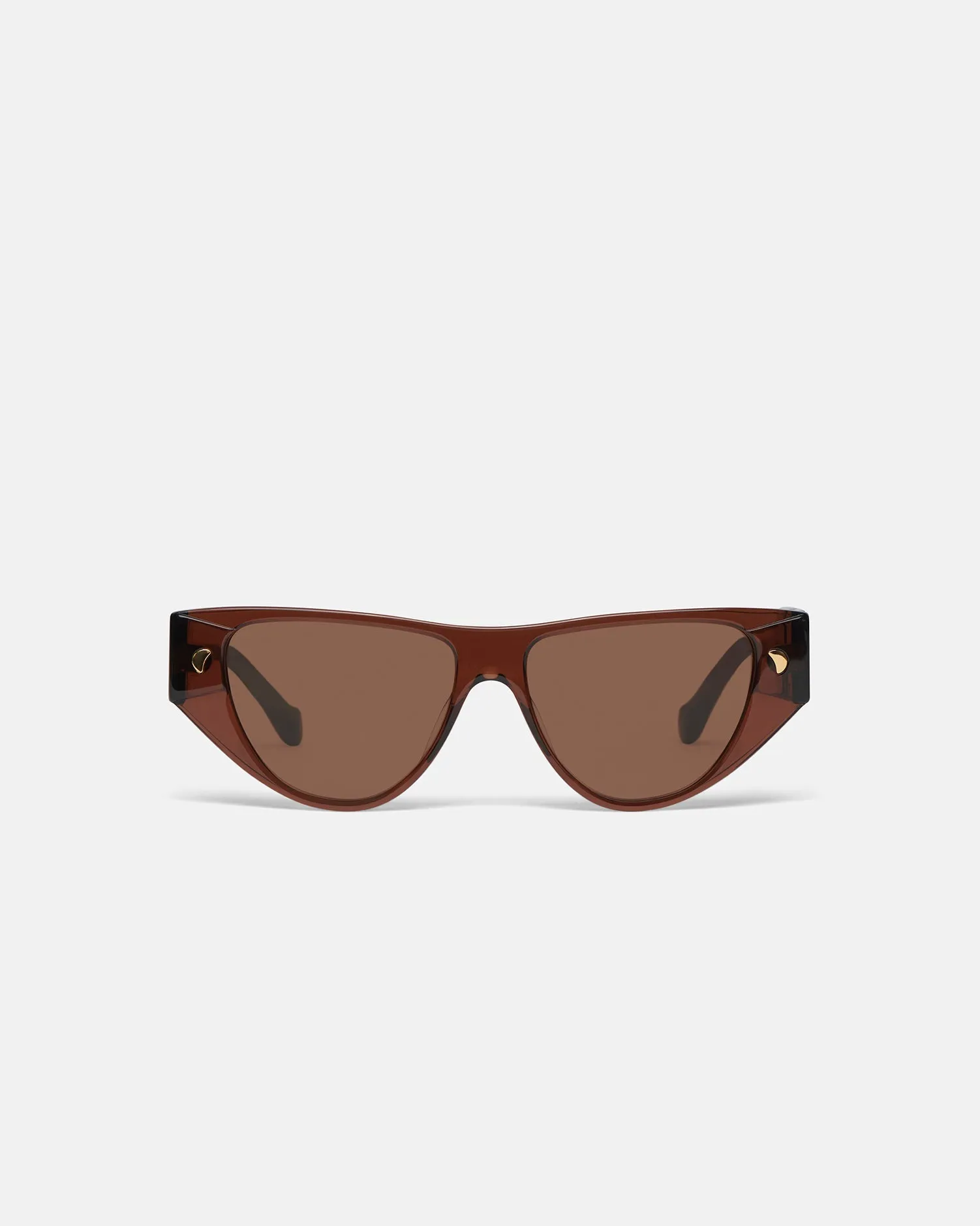 Emme - Bio-Plastic Cat-Eye Sunglasses - Brown sold by Nanushka