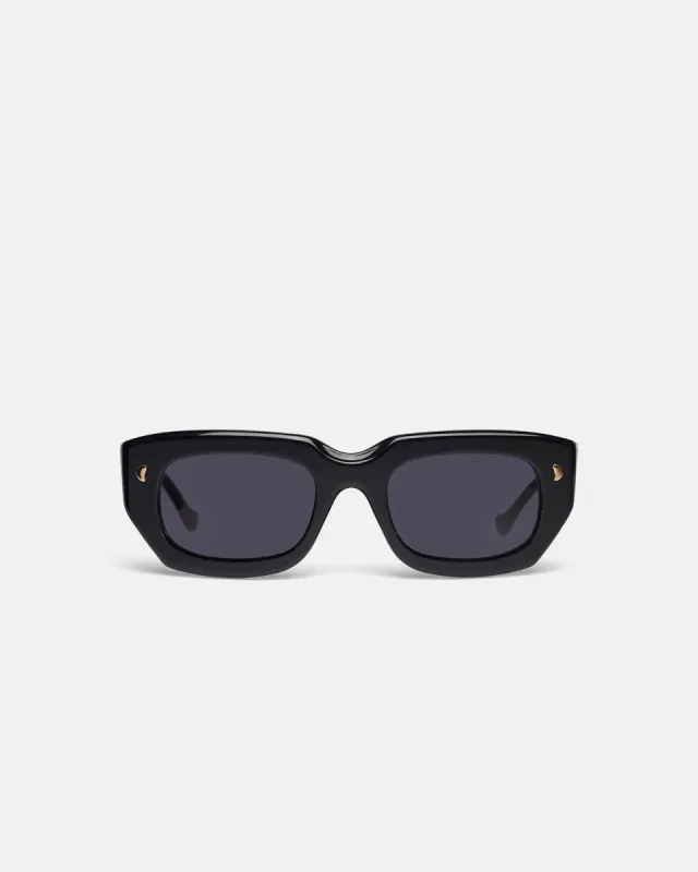 Harley - Bio-Plastic Sunglasses - Black sold by Nanushka