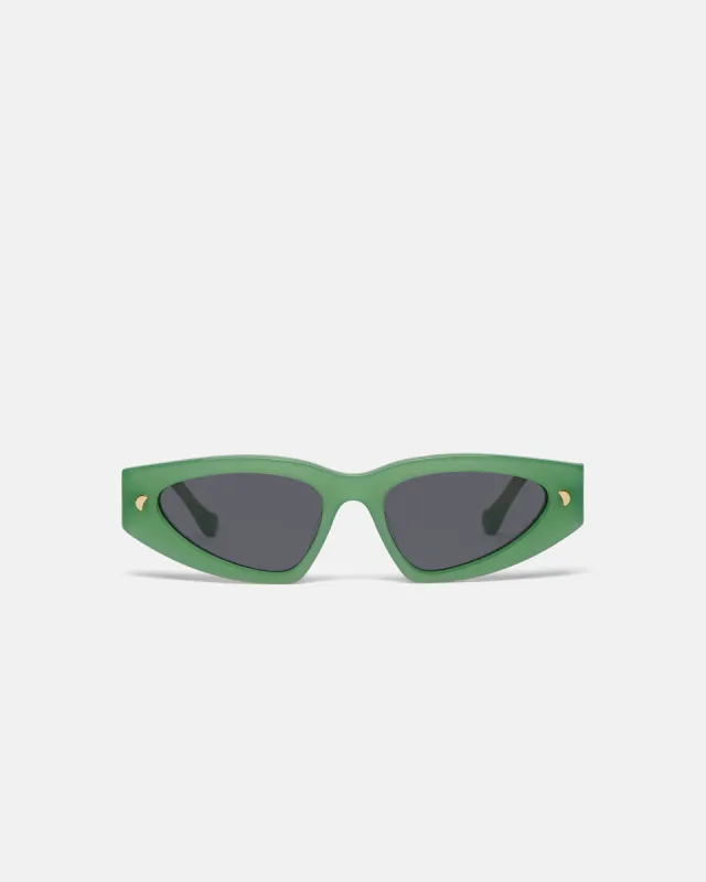 Crista - Bio-Plastic D-Frame Sunglasses - Green sold by Nanushka