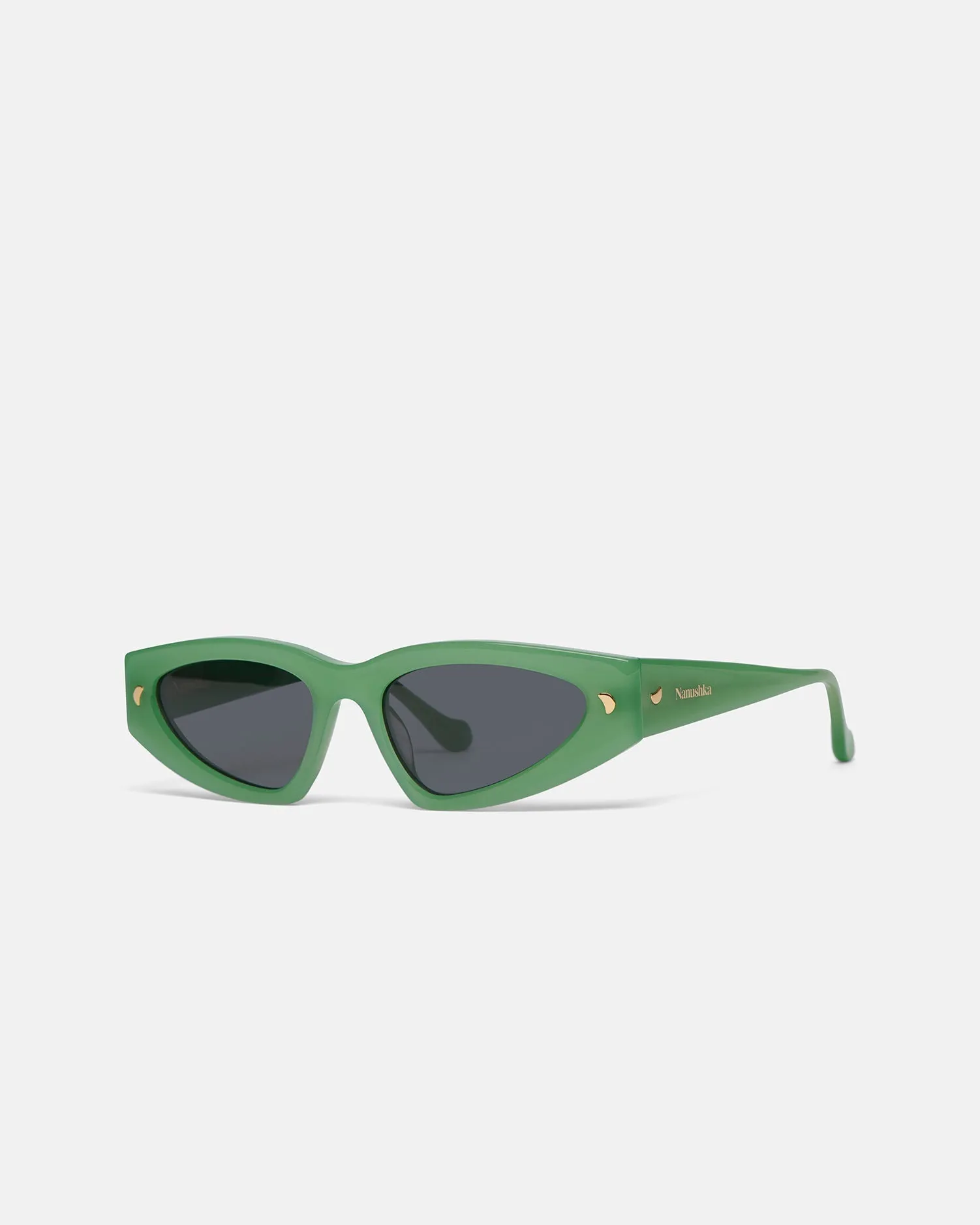 Crista - Bio-Plastic D-Frame Sunglasses - Green sold by Nanushka product image thumbnail 2