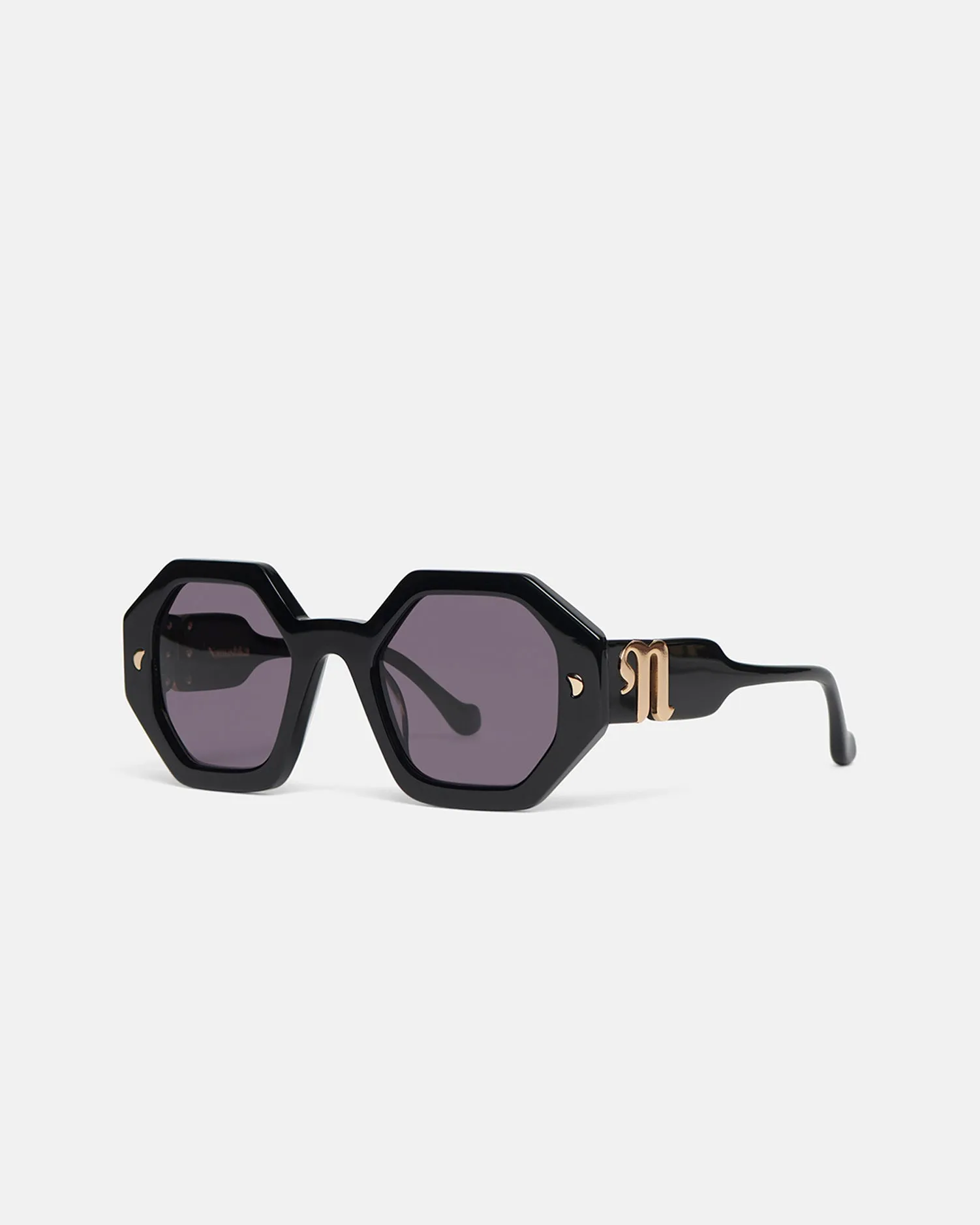 Carlen - Bio-Plastic Sunglasses - Black sold by Nanushka product image thumbnail 2