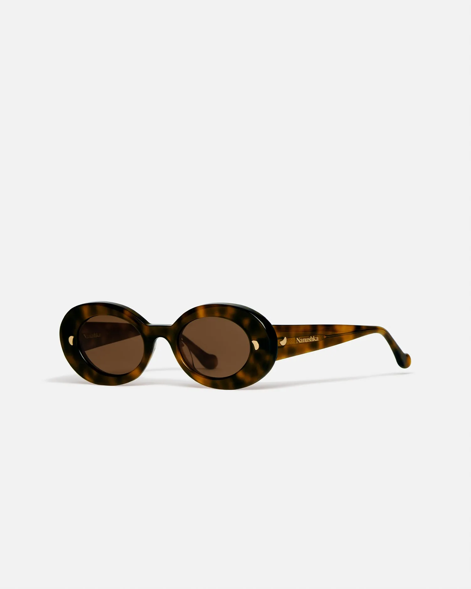 Giva - Bioplastic sunglasses - Brown sold by Nanushka product image thumbnail 3
