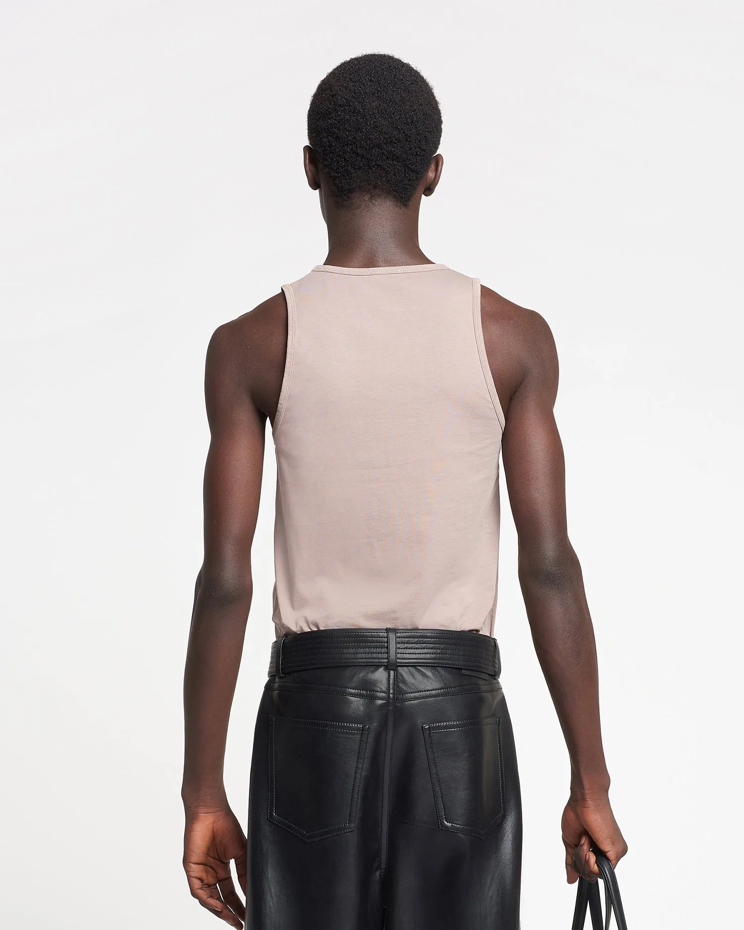 Aziz - Organically Grown Cotton Tank Top - Nut sold by Nanushka product image thumbnail 2