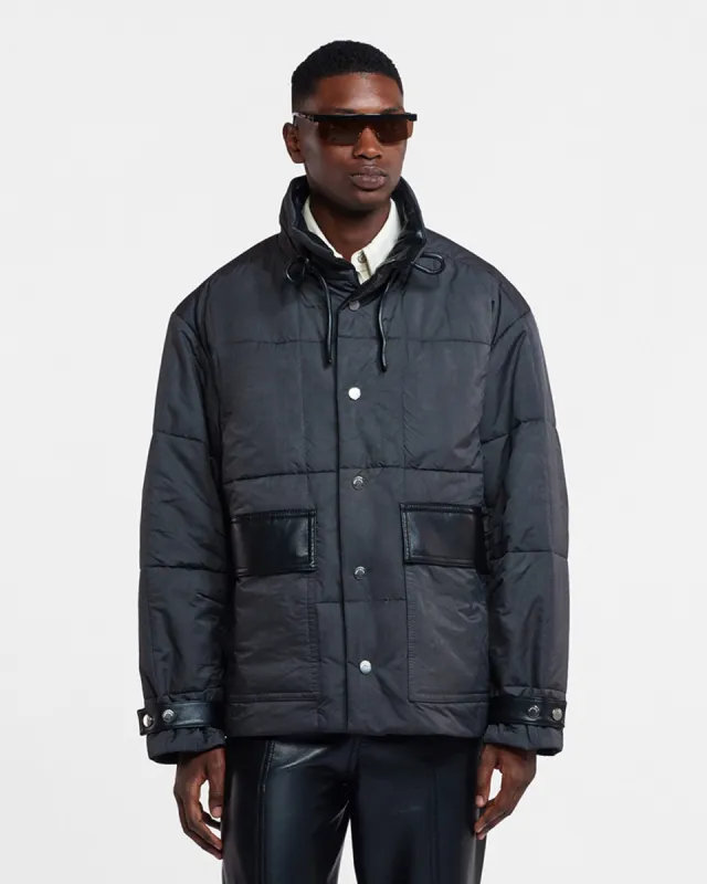 Milco - Tech Parachute Jacket - Off Black sold by Nanushka