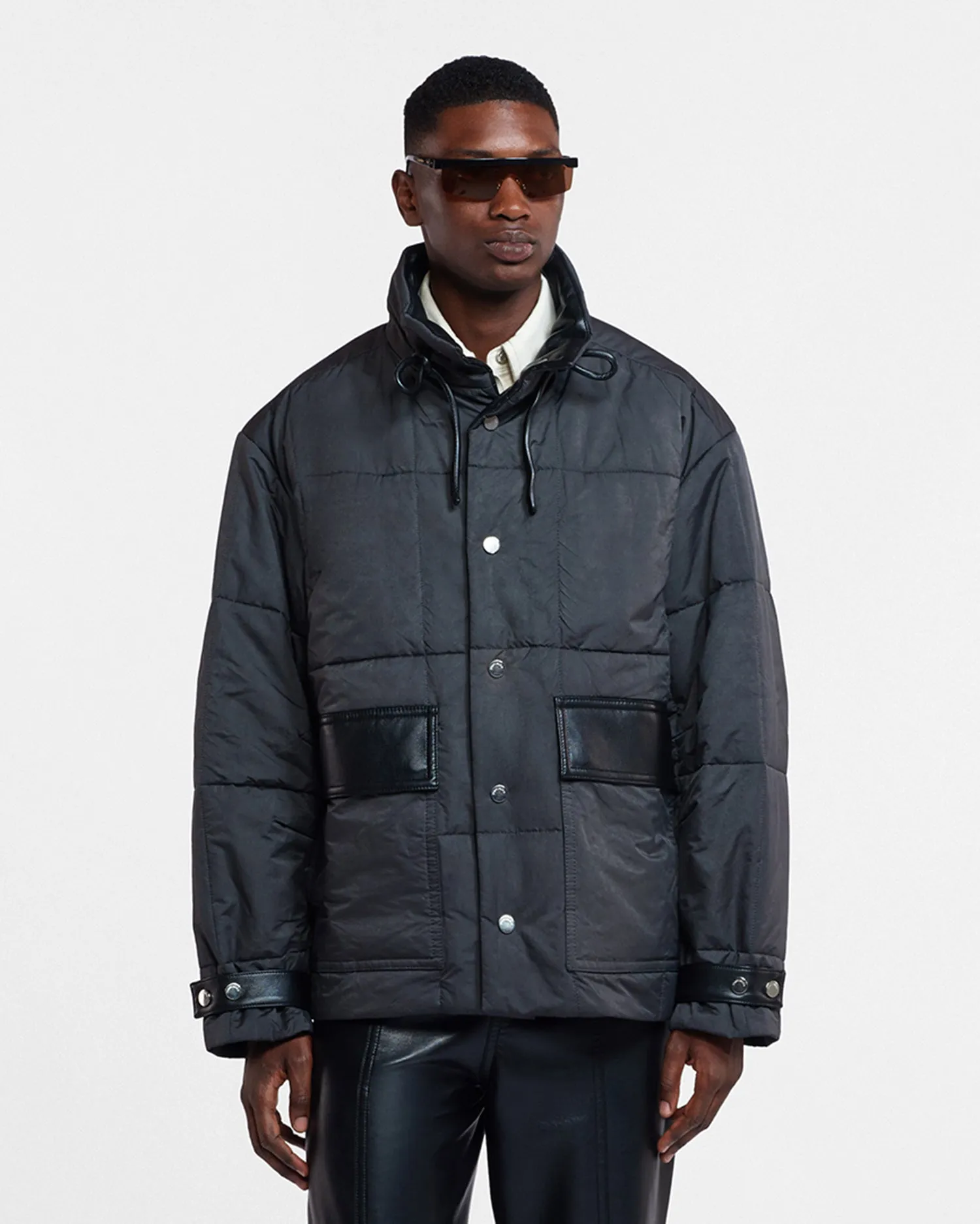 Milco - Tech Parachute Jacket - Off Black sold by Nanushka