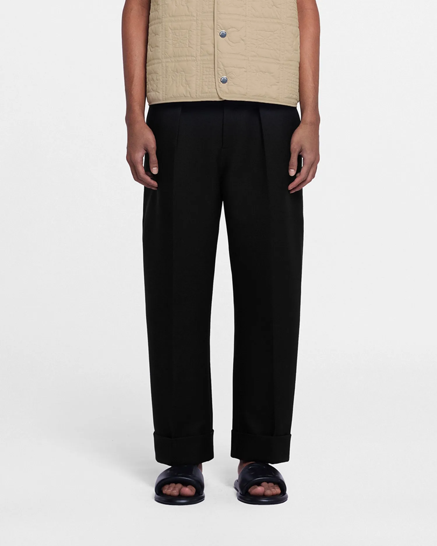 Zayden - Tapered Pants - Black sold by Nanushka