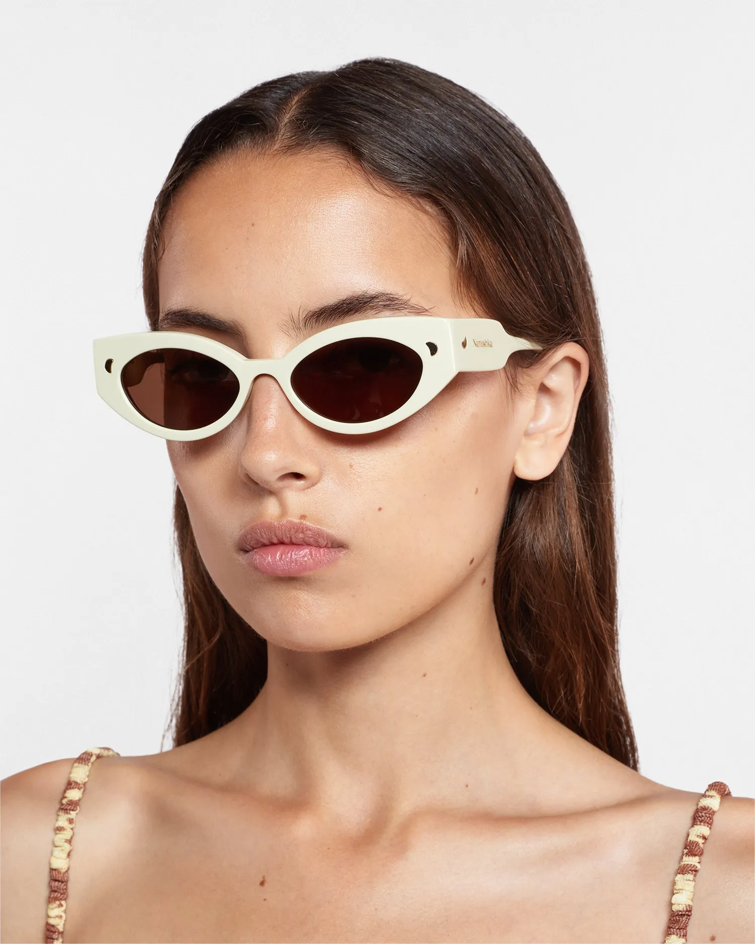 Azalea - Bio-Plastic Cat-Eye Sunglasses - Shell sold by Nanushka product image thumbnail 4