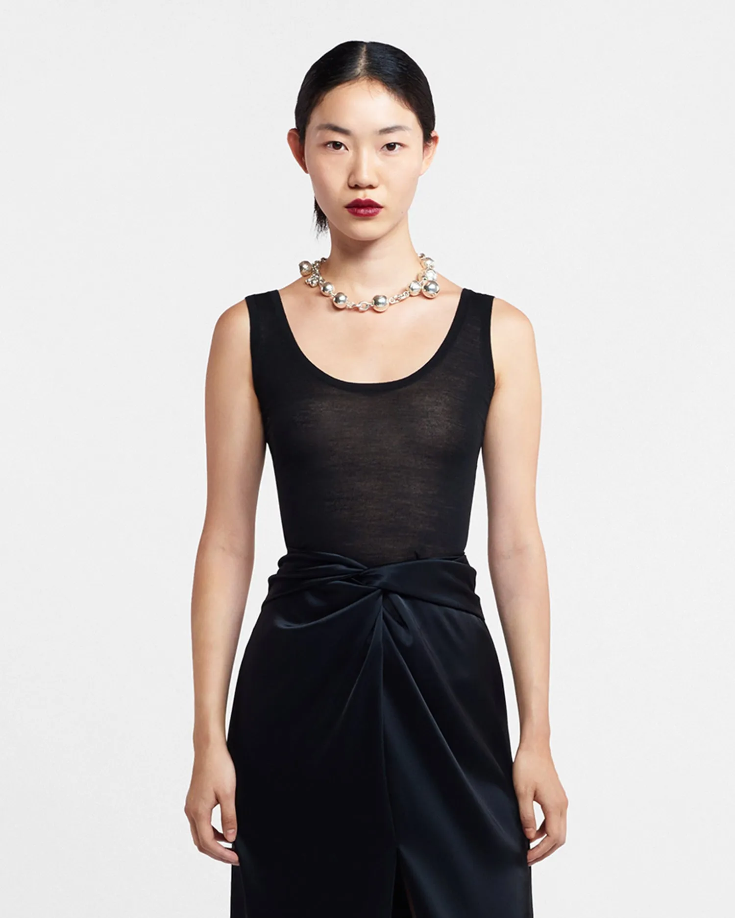 Arti - Tank top - Black sold by Nanushka