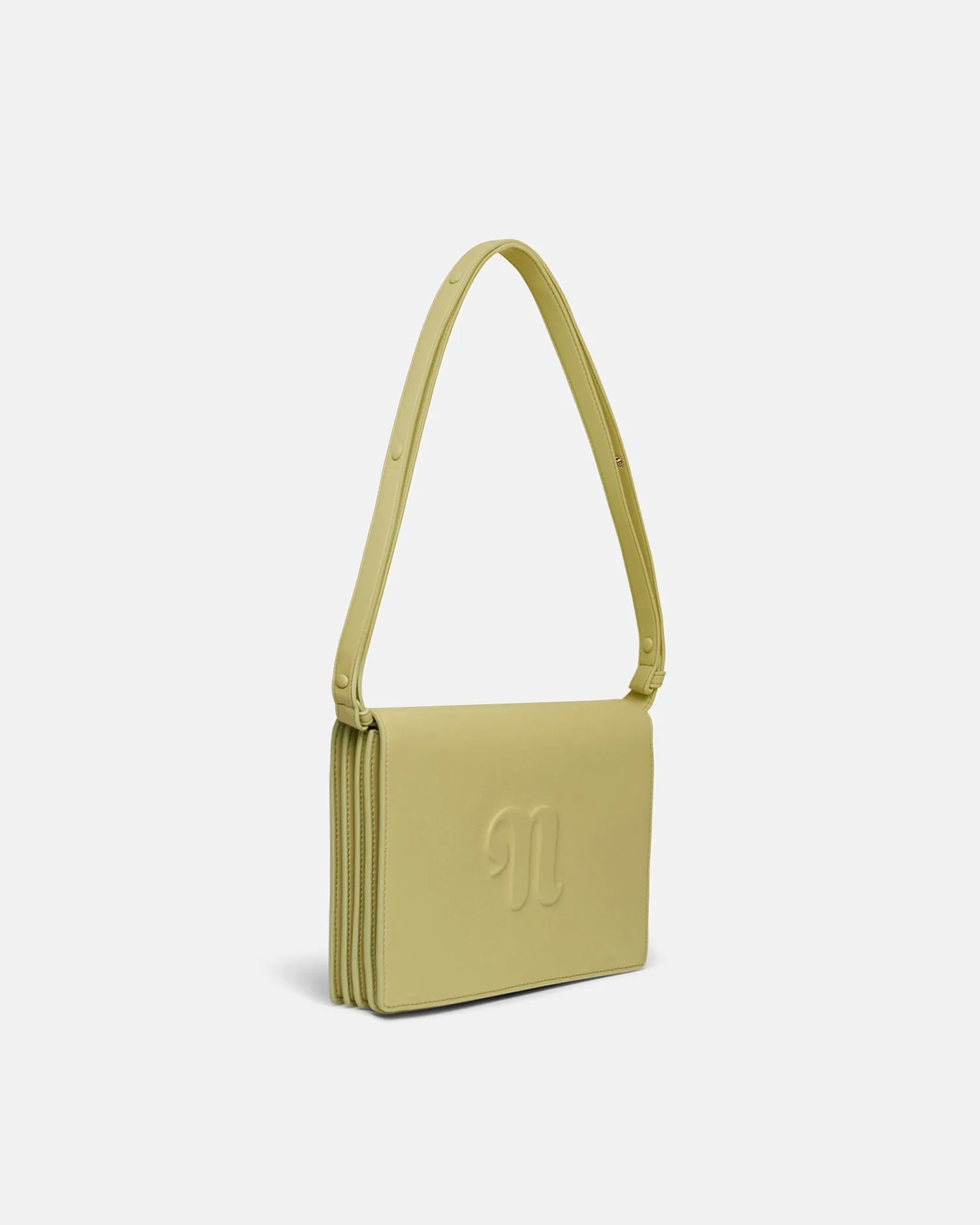 The Concertina Large - Alt-Nappa Shoulder Bag - LimeAcc sold by Nanushka product image thumbnail 2