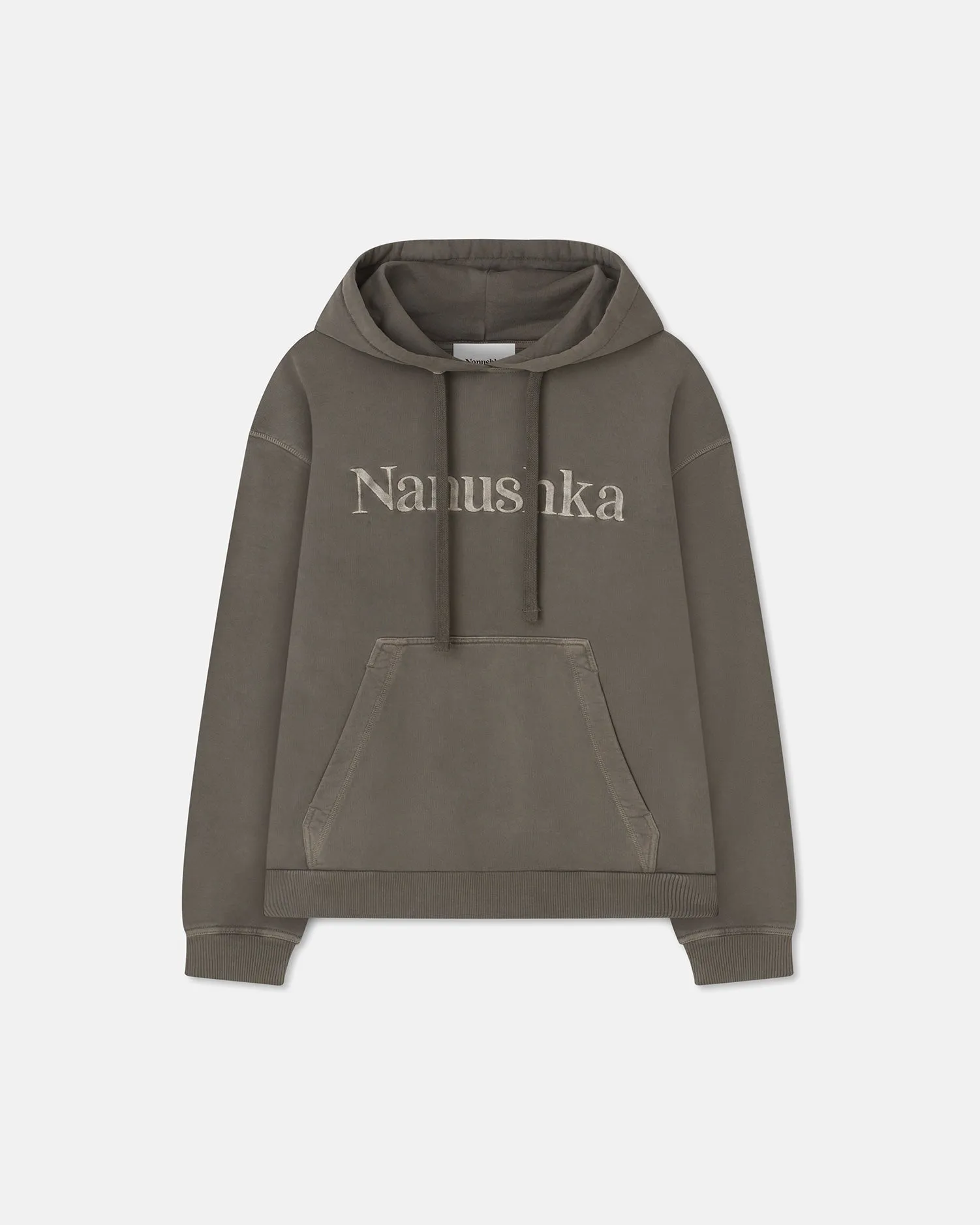 Ever - Organically Grown Cotton-Fleece Hoodie - Asphalt sold by Nanushka