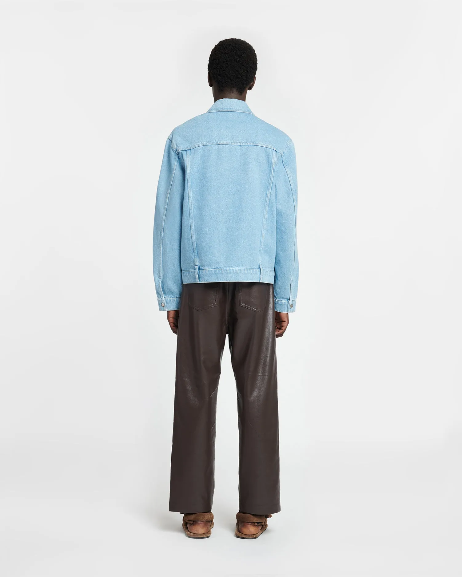 Boyce - Patch Pocket Denim Jacket - Eco Light Wash sold by Nanushka product image thumbnail 3