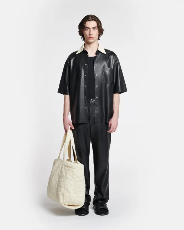 Aric - Okobor™ Alt-Leather Pants - Black sold by Nanushka