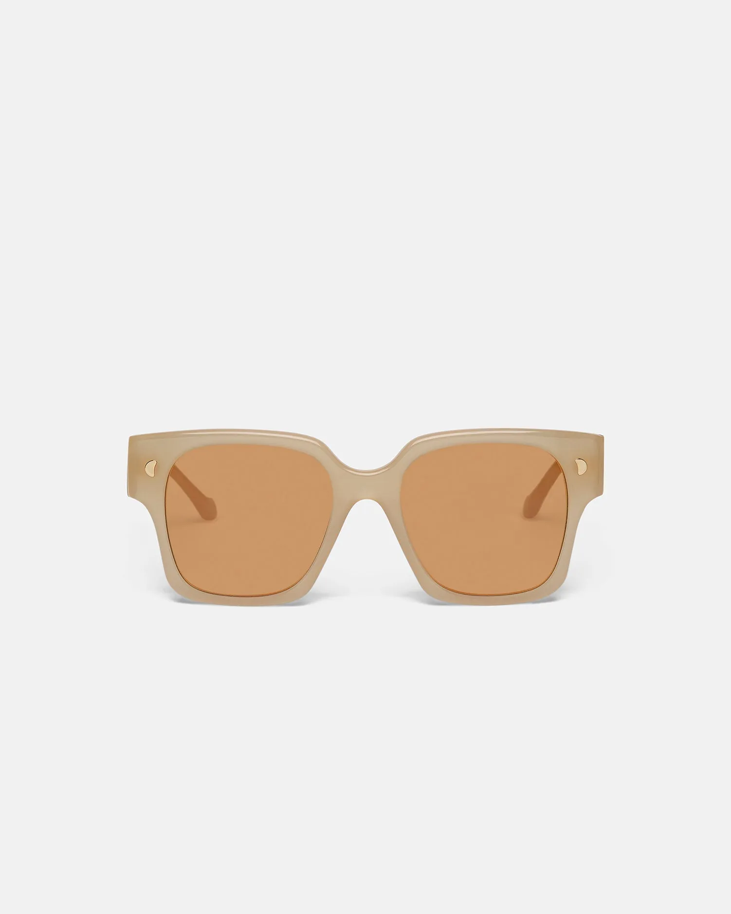Shae - Bio-Plastic Oversized Sunglasses - Sand sold by Nanushka