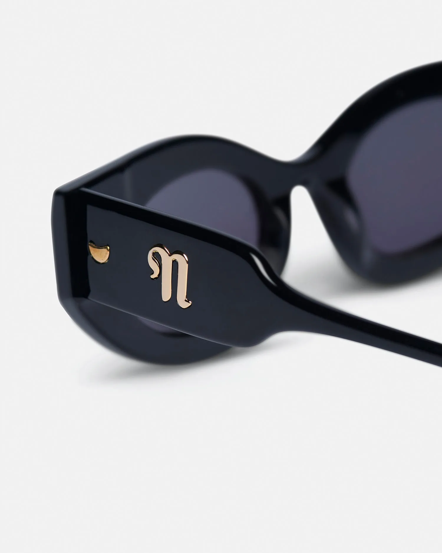 Leonie - Bio-Plastic Sunglasses - Black sold by Nanushka product image thumbnail 3