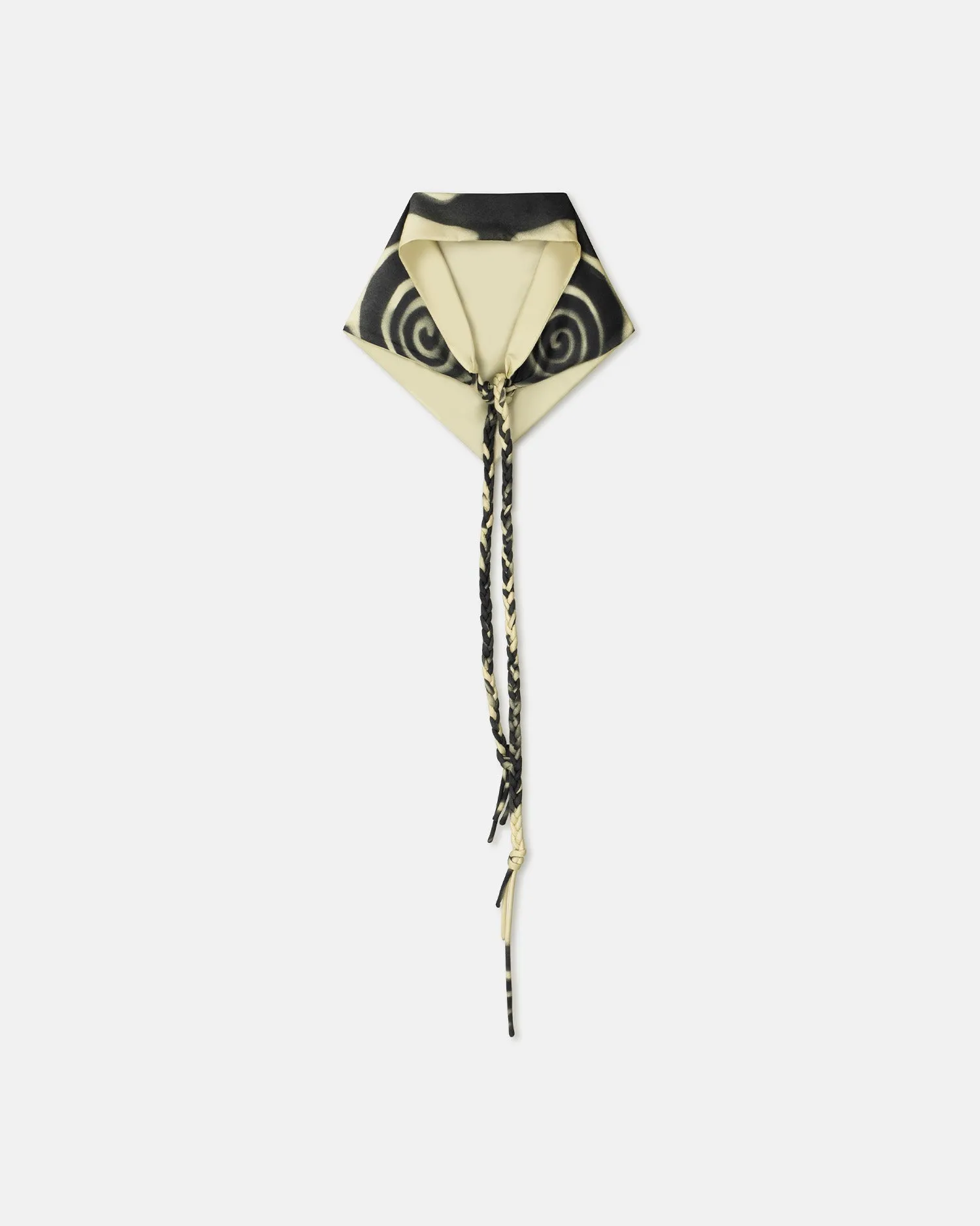 Brita - Printed Silk-Twill Scarf - Spiral Spray sold by Nanushka