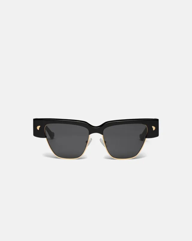 Shako - D-Frame Sunglasses - GreyBlack sold by Nanushka