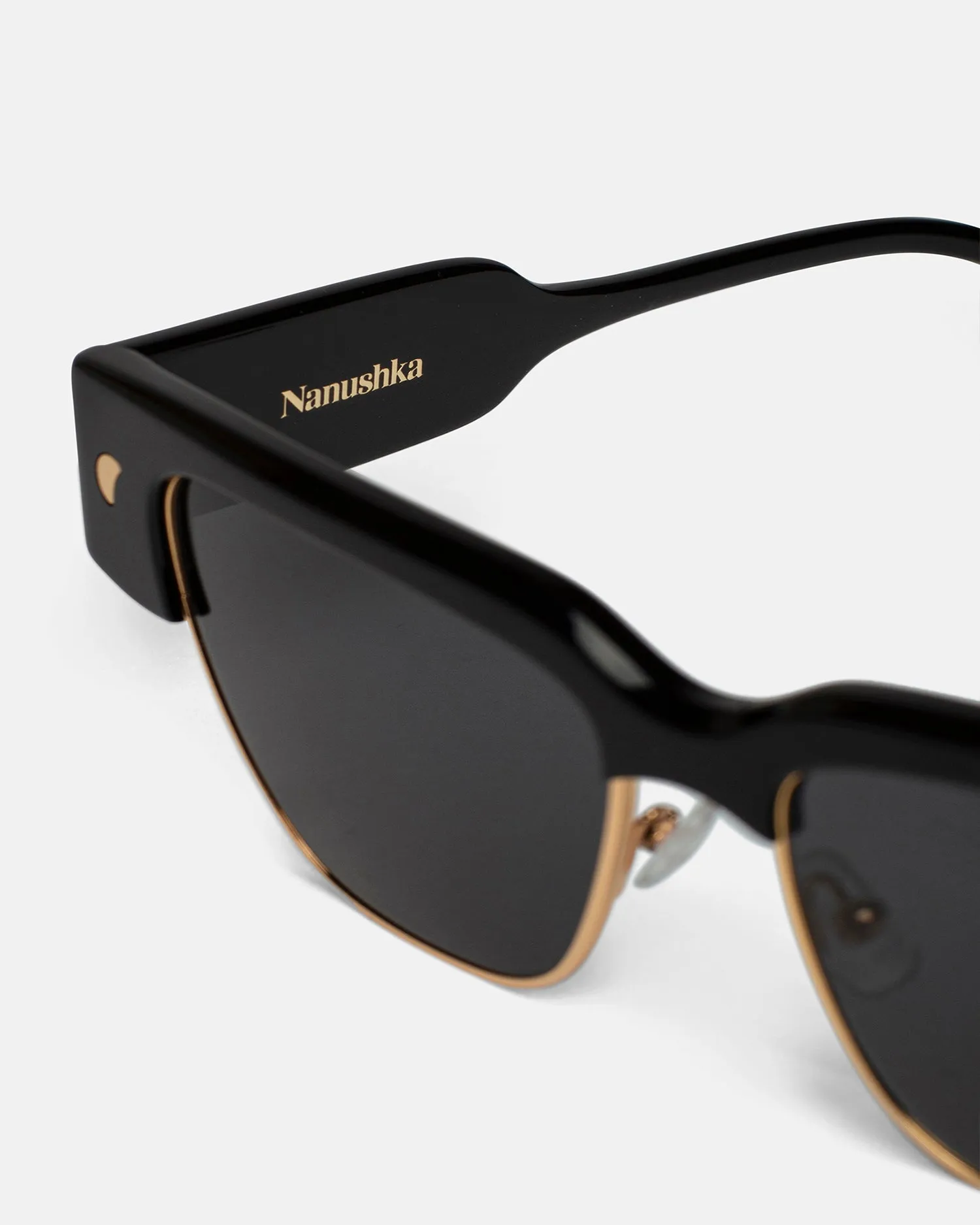 Shako - D-Frame Sunglasses - GreyBlack sold by Nanushka product image thumbnail 3
