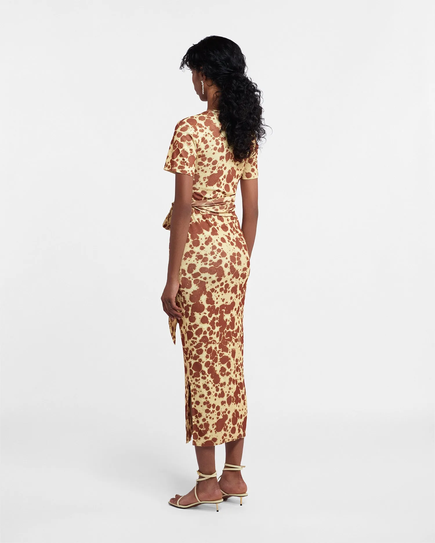 Jannet - Sale Twist-Front Dress - Tie Dye Pf23 sold by Nanushka product image thumbnail 3