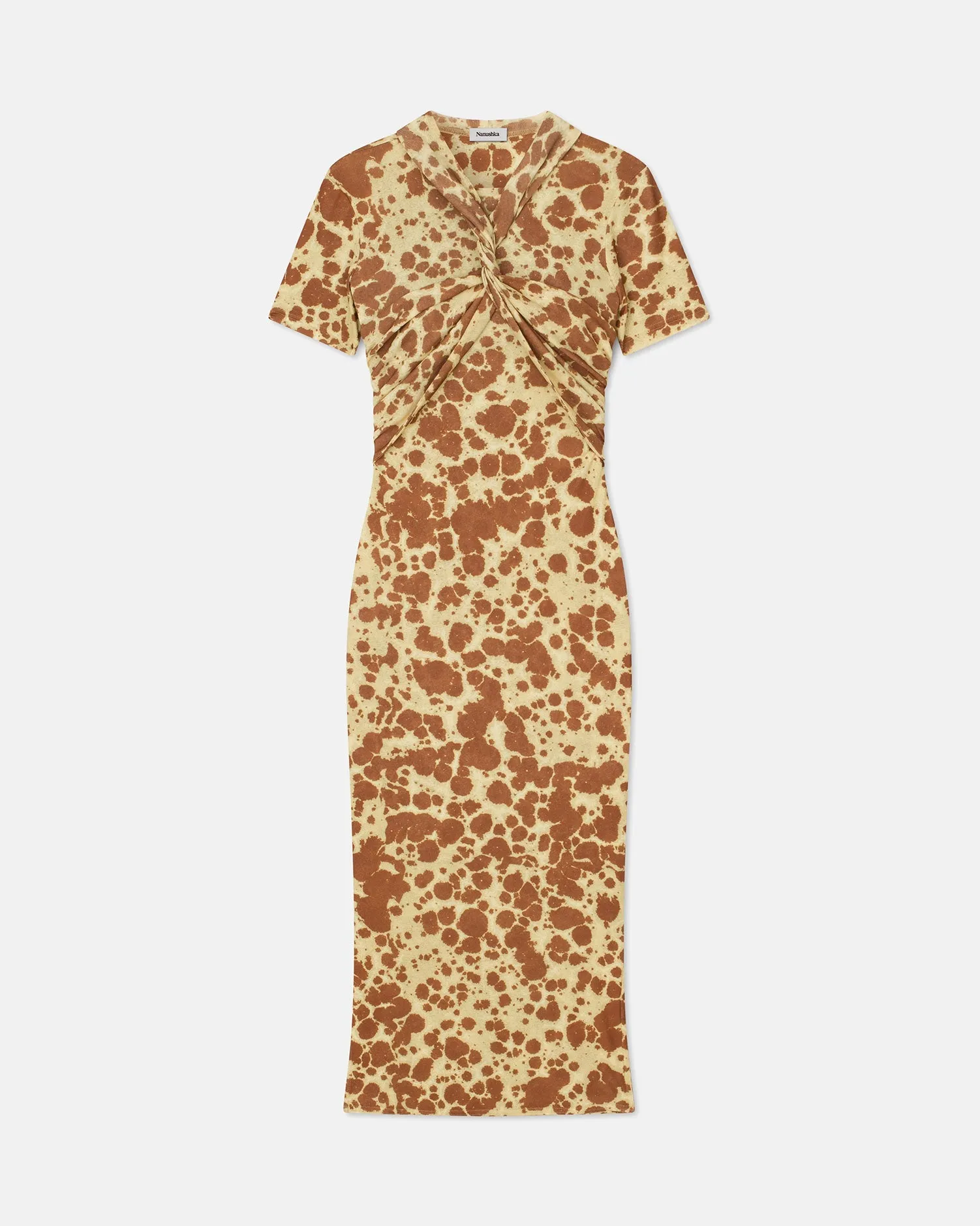 Jannet - Sale Twist-Front Dress - Tie Dye Pf23 sold by Nanushka product image thumbnail 4