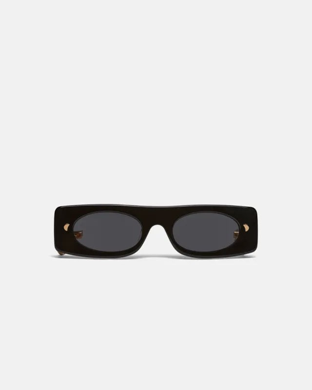 Gabri - Bio-Plastic Sunglasses - Black sold by Nanushka