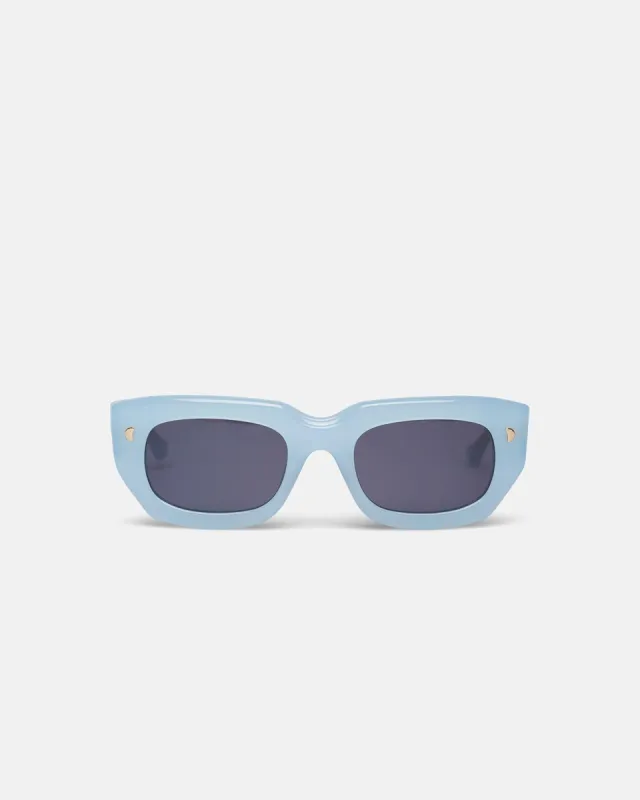 Harley - Bio-Plastic Sunglasses - Blue sold by Nanushka