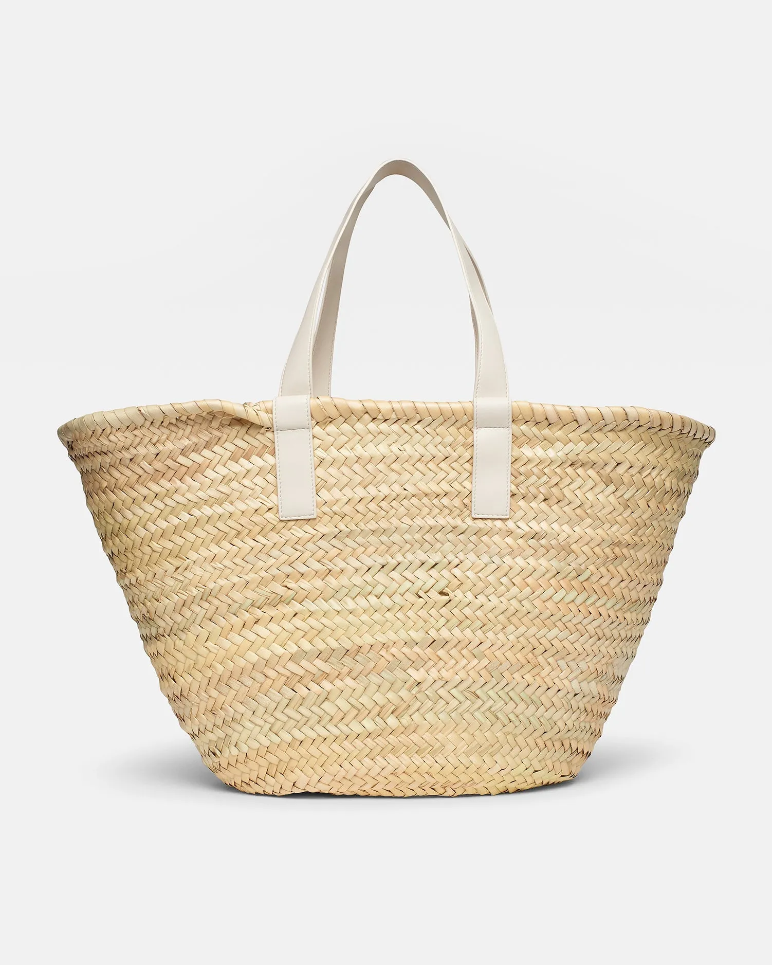 The Beach Bag - Raffia Tote - NaturalOff - NaturalOff WhiteBlack sold by Nanushka product image thumbnail 3