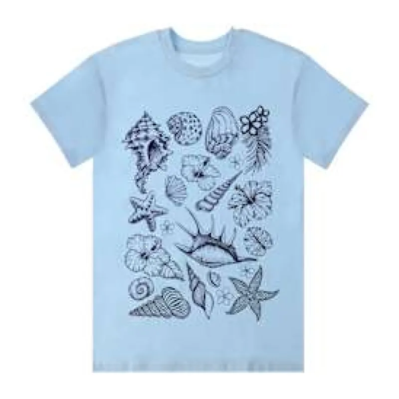 Seashells Collage Graphic Tee sold by Five Below