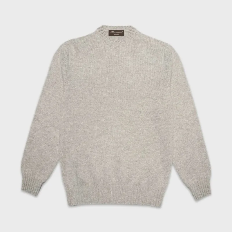 Doriani Crewneck Sweater Cashmere Light Beige made by Wools Boutique Uomo