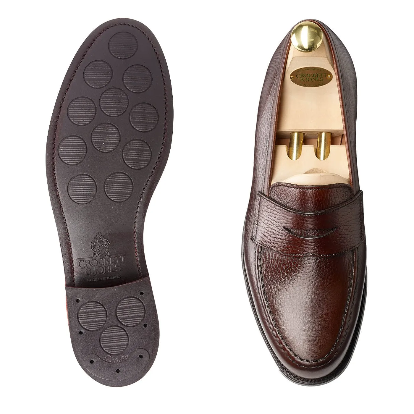 Boston Dark Brown Country Calf Grain sold by Crockett & Jones product image thumbnail 2