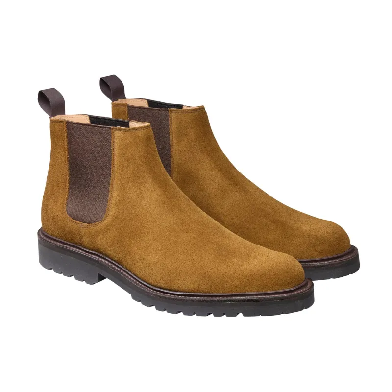 Elgin Seaweed Suede sold by Crockett & Jones