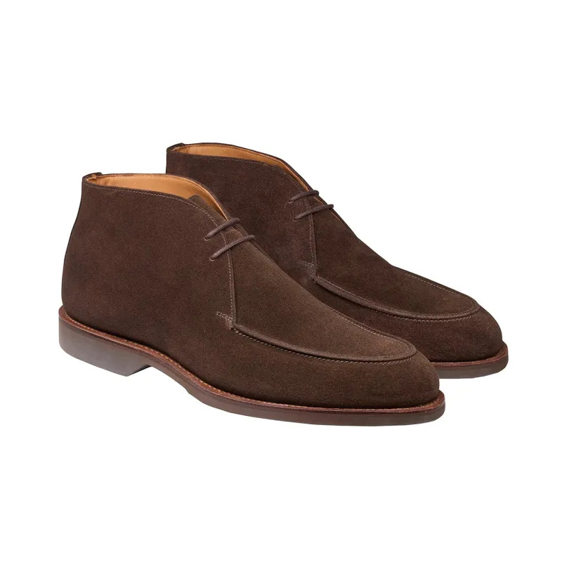 Bibury Dark Brown Suede sold by Crockett & Jones