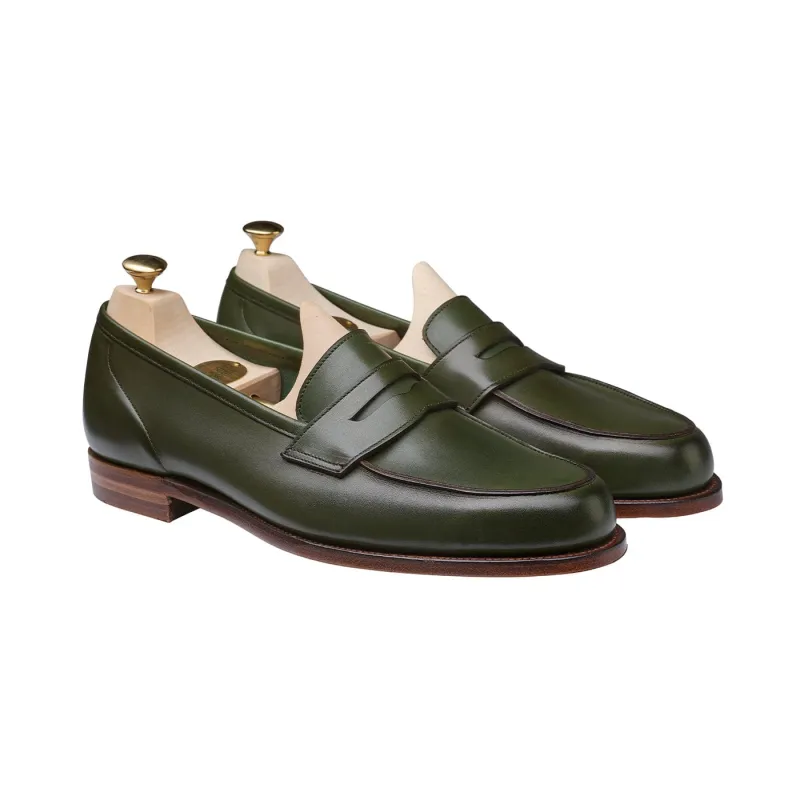 Lilou Green Calf sold by Crockett & Jones