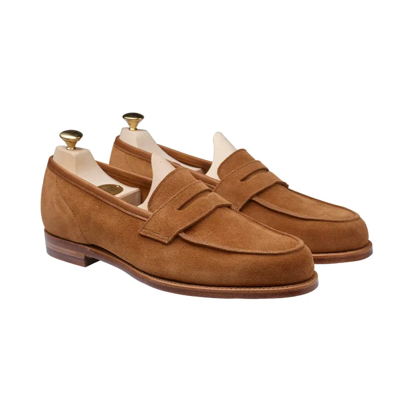 Lilou Tan Calf Suede sold by Crockett & Jones