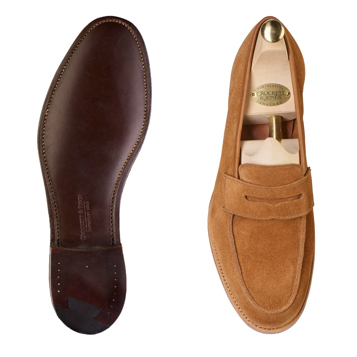 Lilou Tan Calf Suede sold by Crockett & Jones product image thumbnail 2