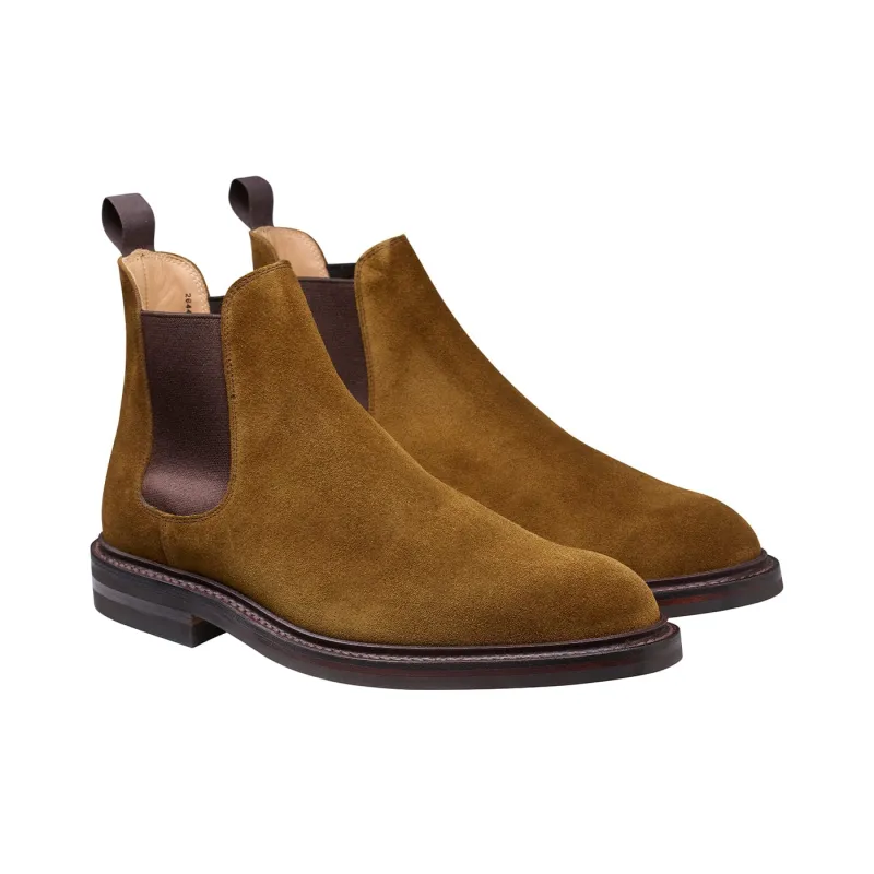 Chelsea 11 Seaweed Suede made by Crockett & Jones