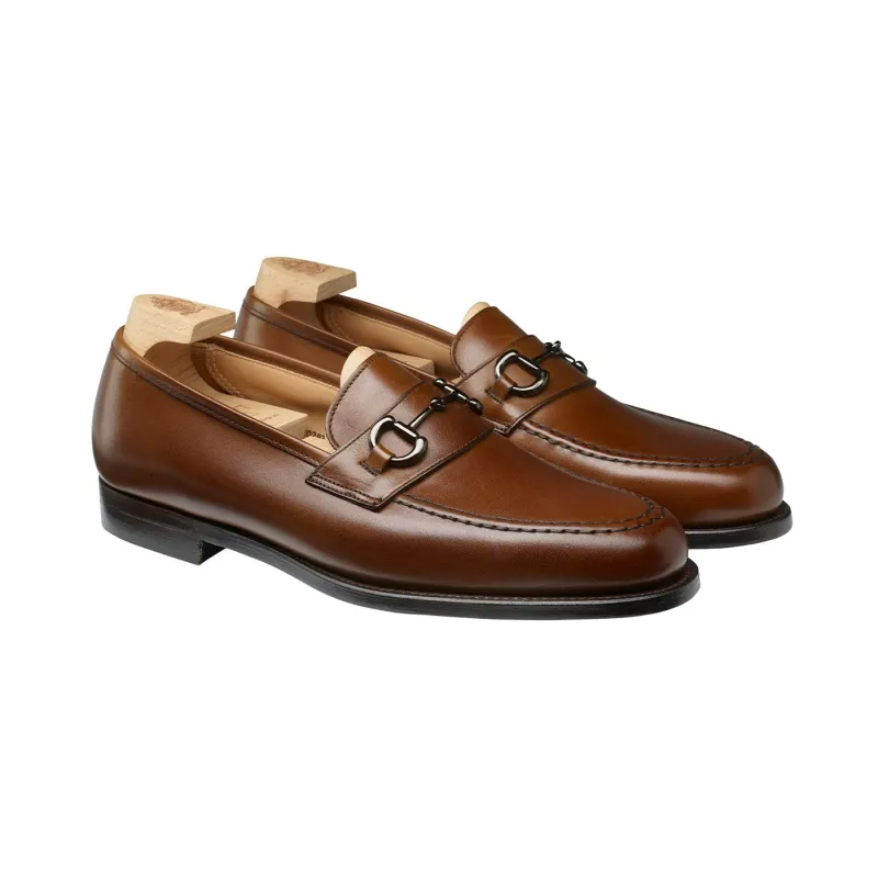 Hendon 2 Dark Brown Burnished Calf made by Crockett & Jones