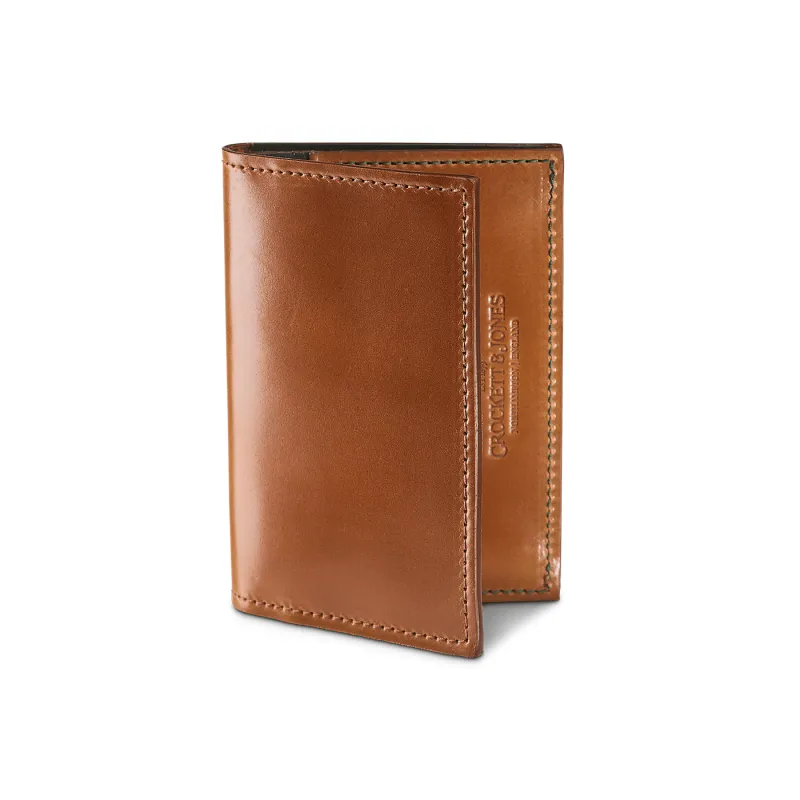 Folded Card Case Whisky Cordovan sold by Crockett & Jones