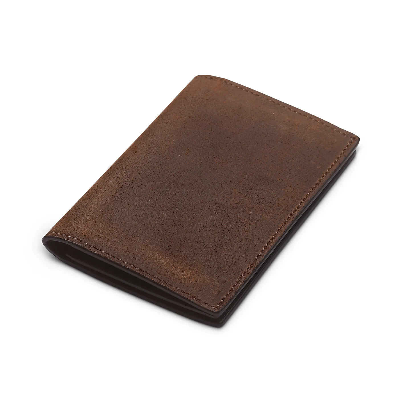 Folded Card Case Dark Brown Rough-Out Suede sold by Crockett & Jones product image thumbnail 2
