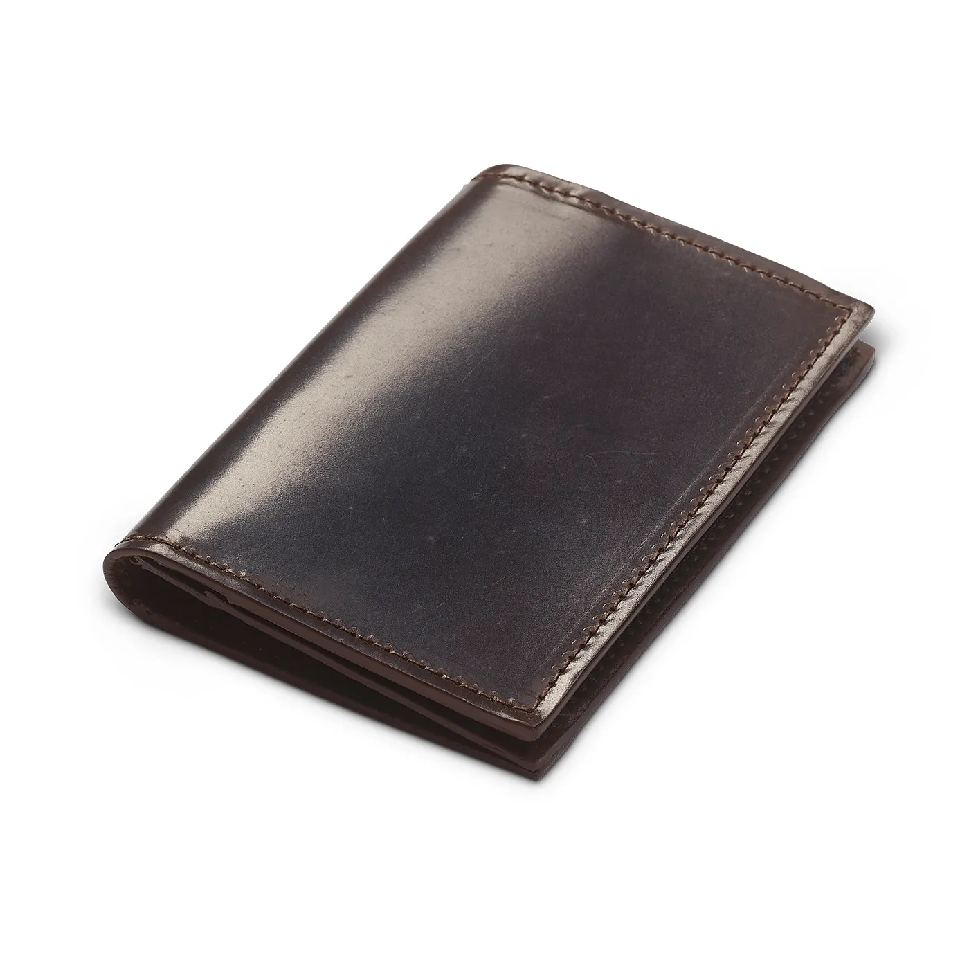 Folded Card Case Dark Brown Cordovan sold by Crockett & Jones product image thumbnail 2