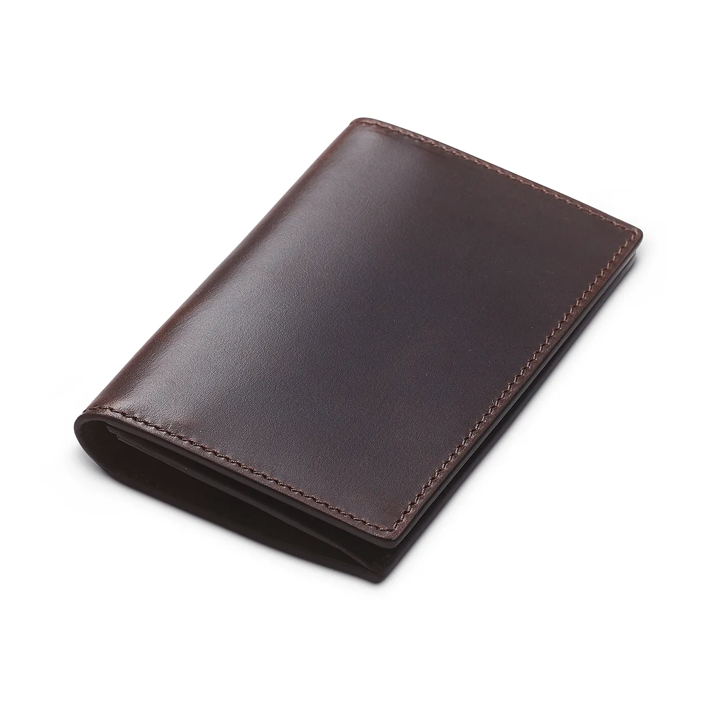 Folded Card Case Coffee Hurricane Hide sold by Crockett & Jones product image thumbnail 2