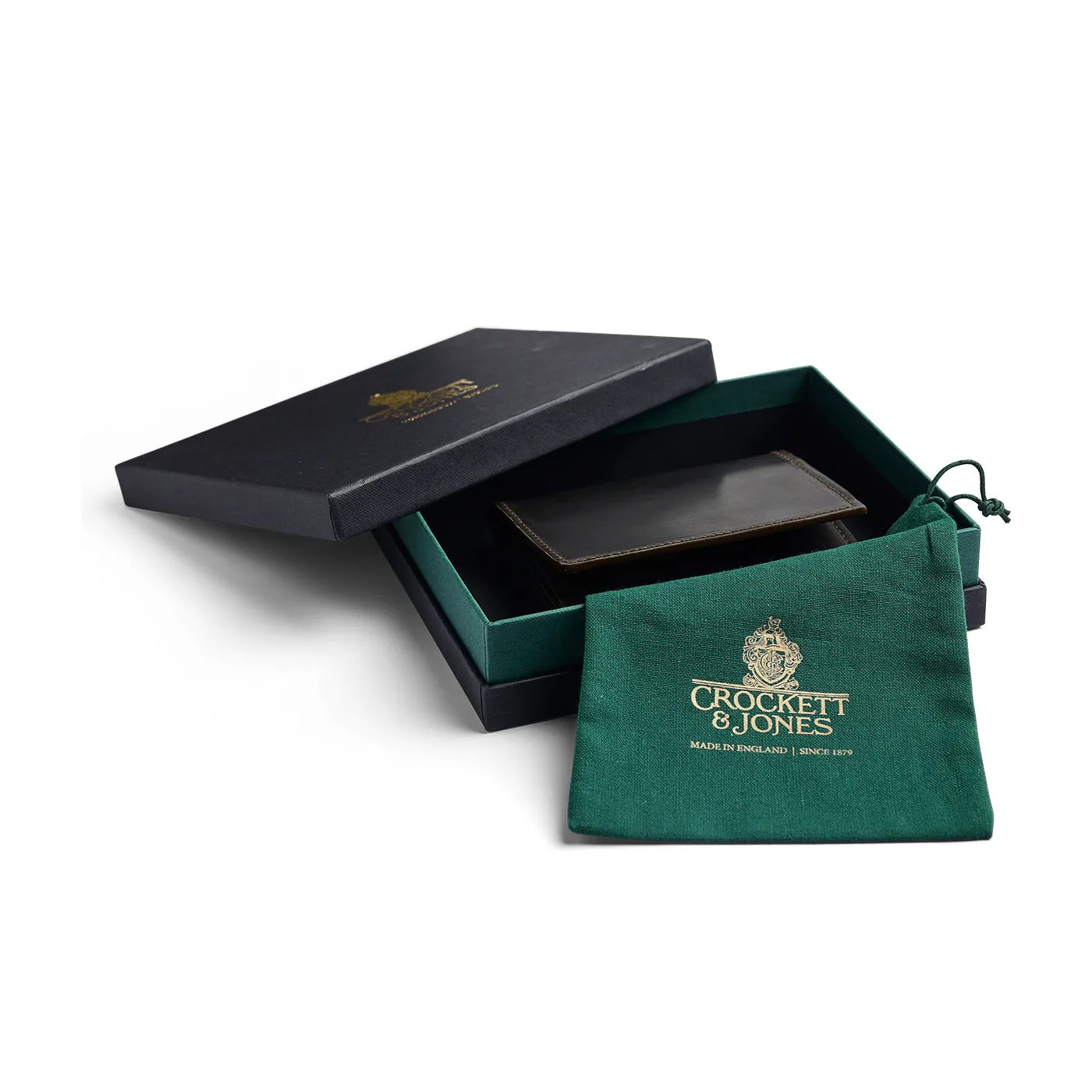 Folded Card Case Burgundy Cordovan sold by Crockett & Jones product image thumbnail 4