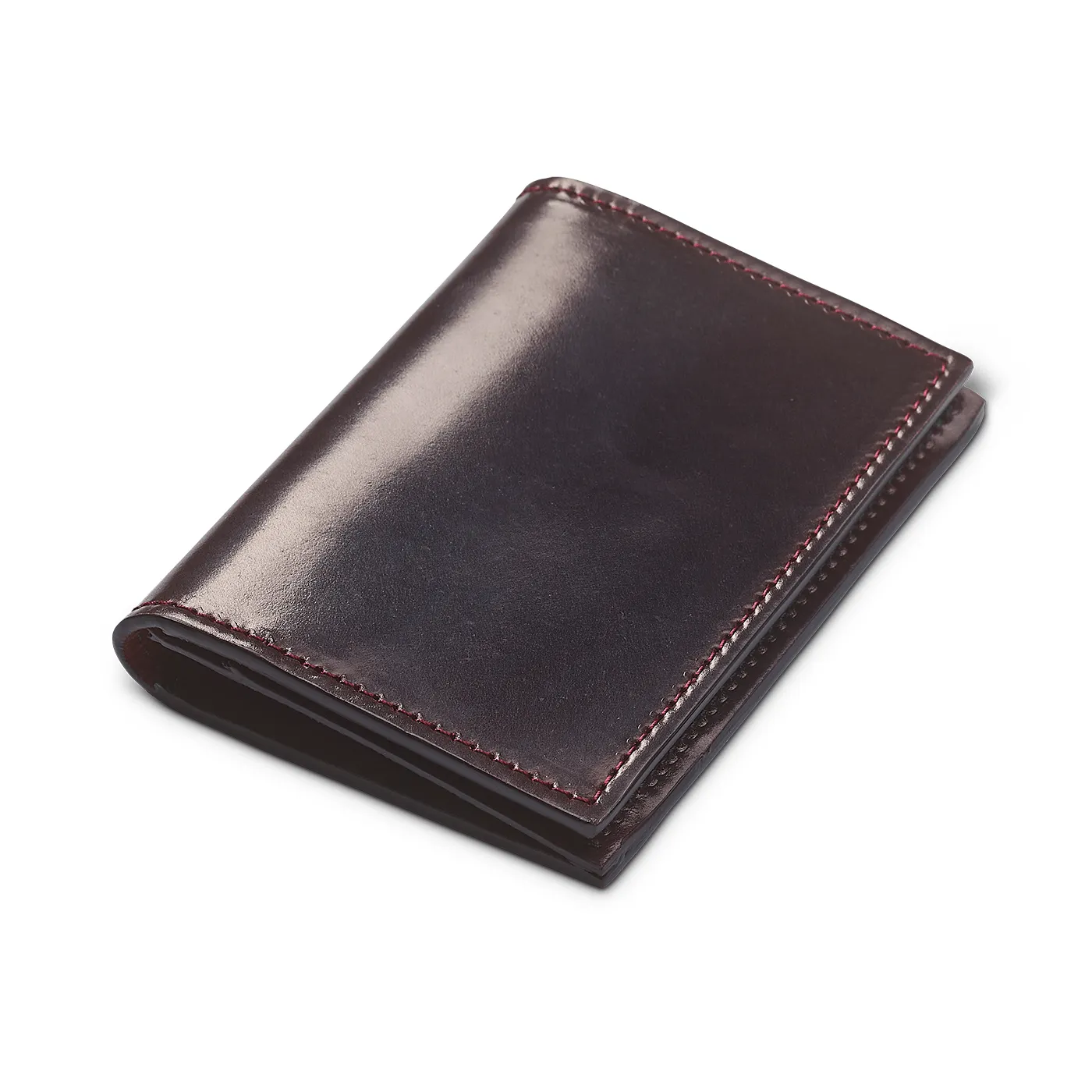 Folded Card Case Burgundy Cordovan sold by Crockett & Jones product image thumbnail 2