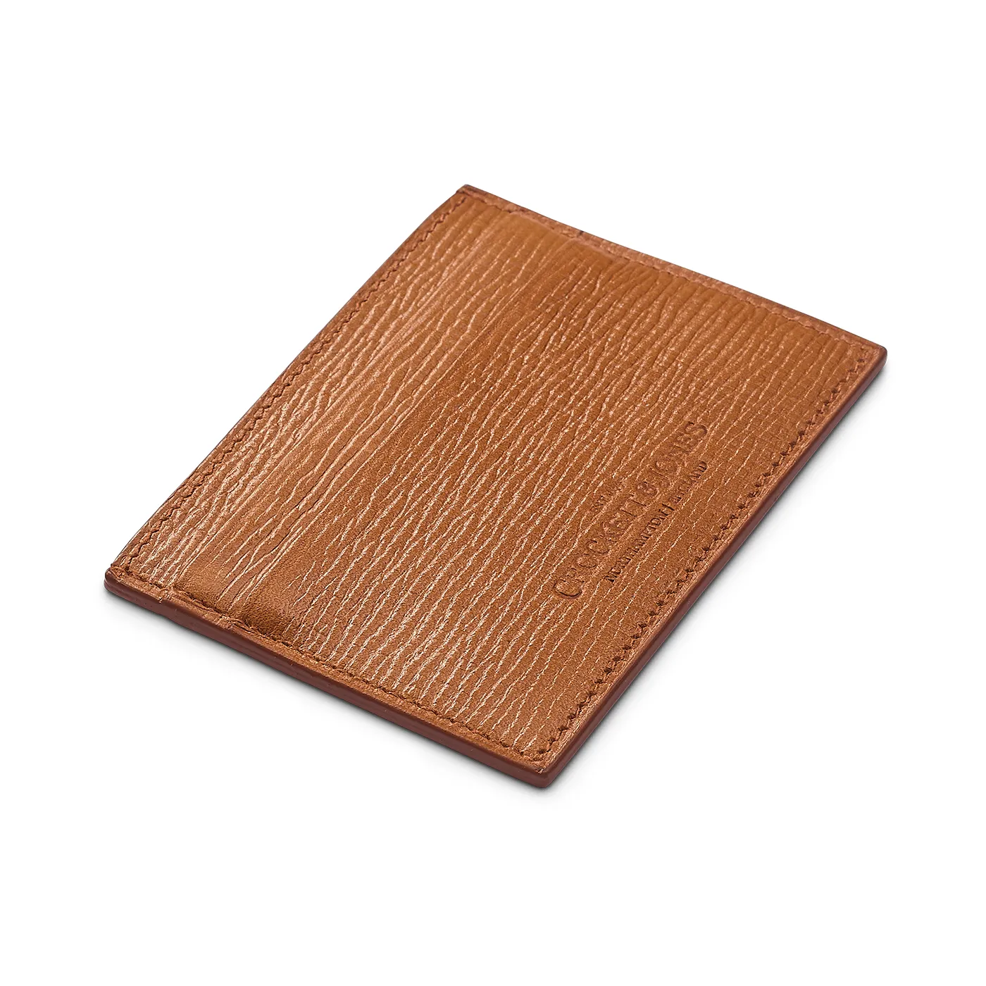 Card Holder Tan Willow Grain sold by Crockett & Jones product image thumbnail 2