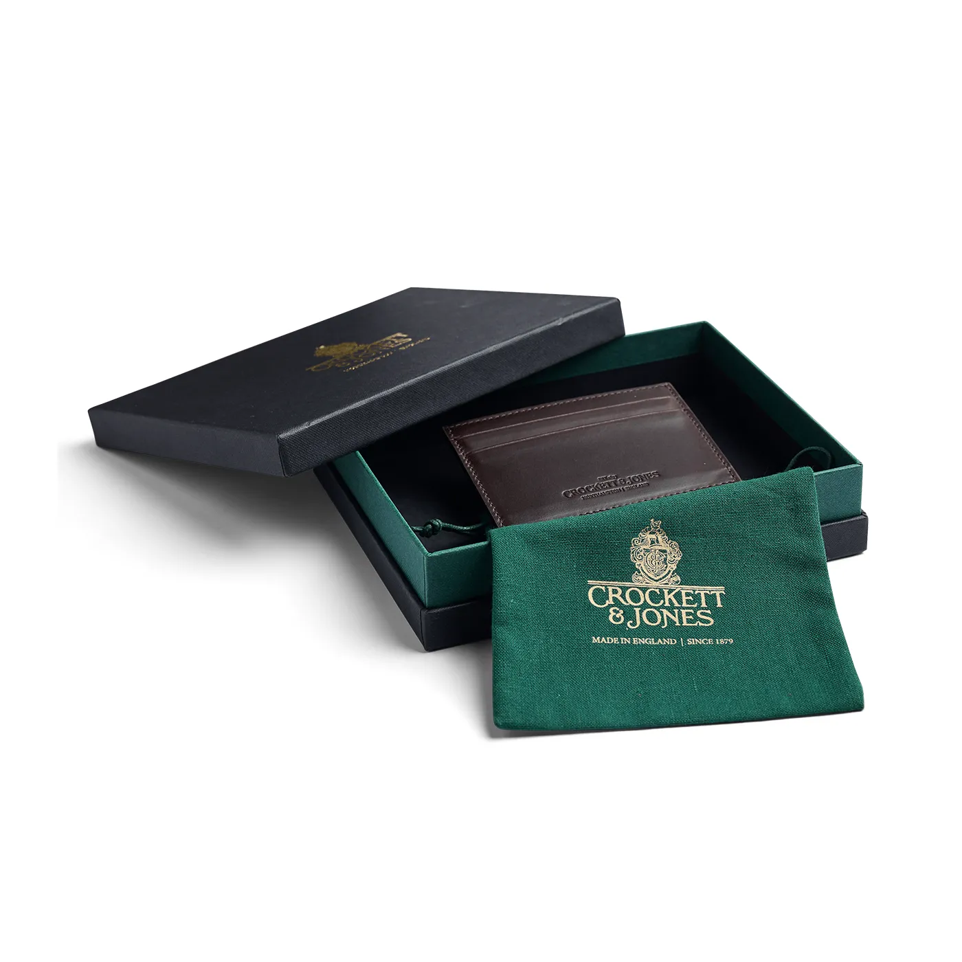 Card Holder Coffee Hurricane Hide sold by Crockett & Jones product image thumbnail 4