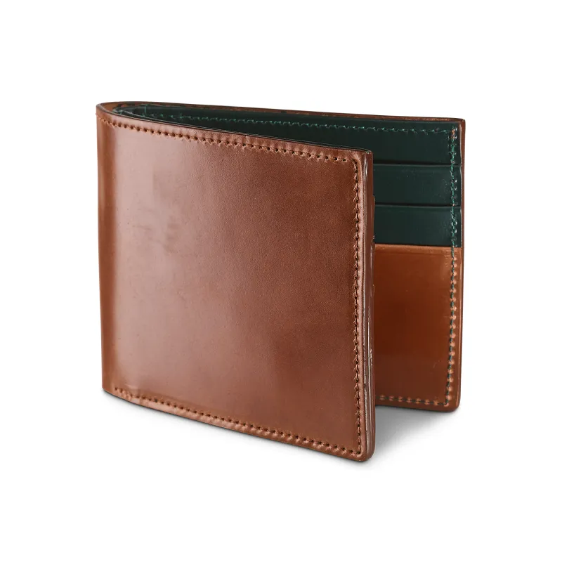 Billfold Wallet Whisky Cordovan sold by Crockett & Jones