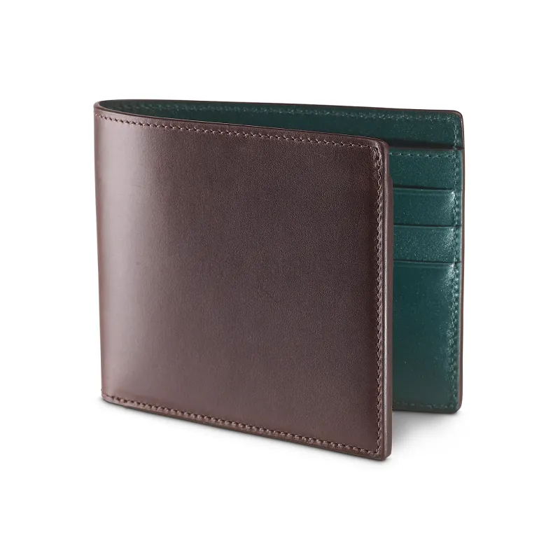 Billfold Wallet Coffee Hurricane Hide sold by Crockett & Jones