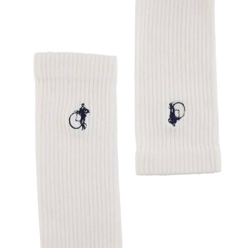 Simply Active Crew Socks - White sold by Crockett & Jones