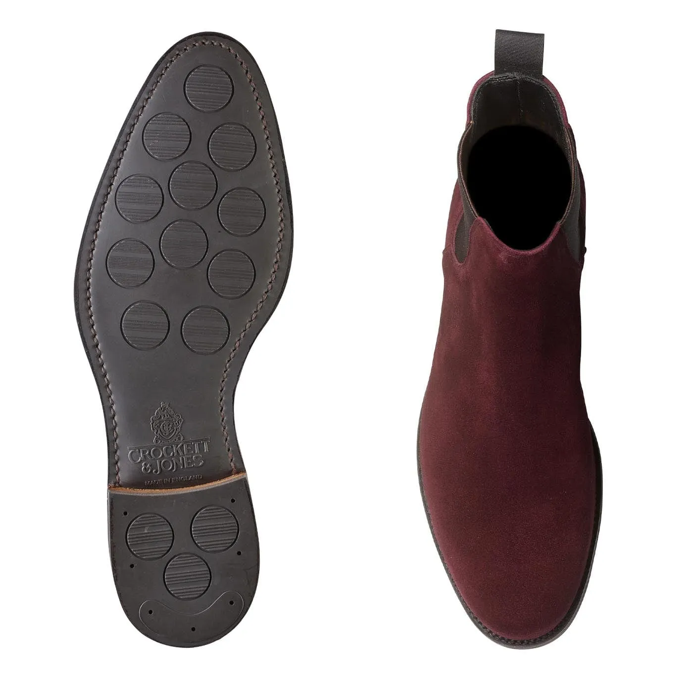 Margie Plum Calf Suede sold by Crockett & Jones product image thumbnail 2