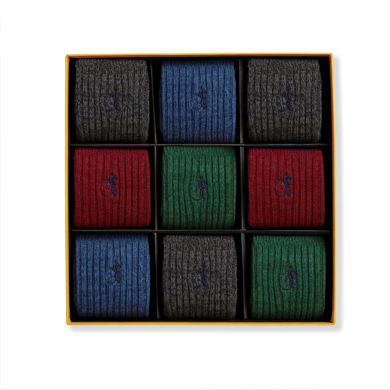 Boot Socks 9 Pair Ultimate Boot Gift Box sold by Crockett & Jones