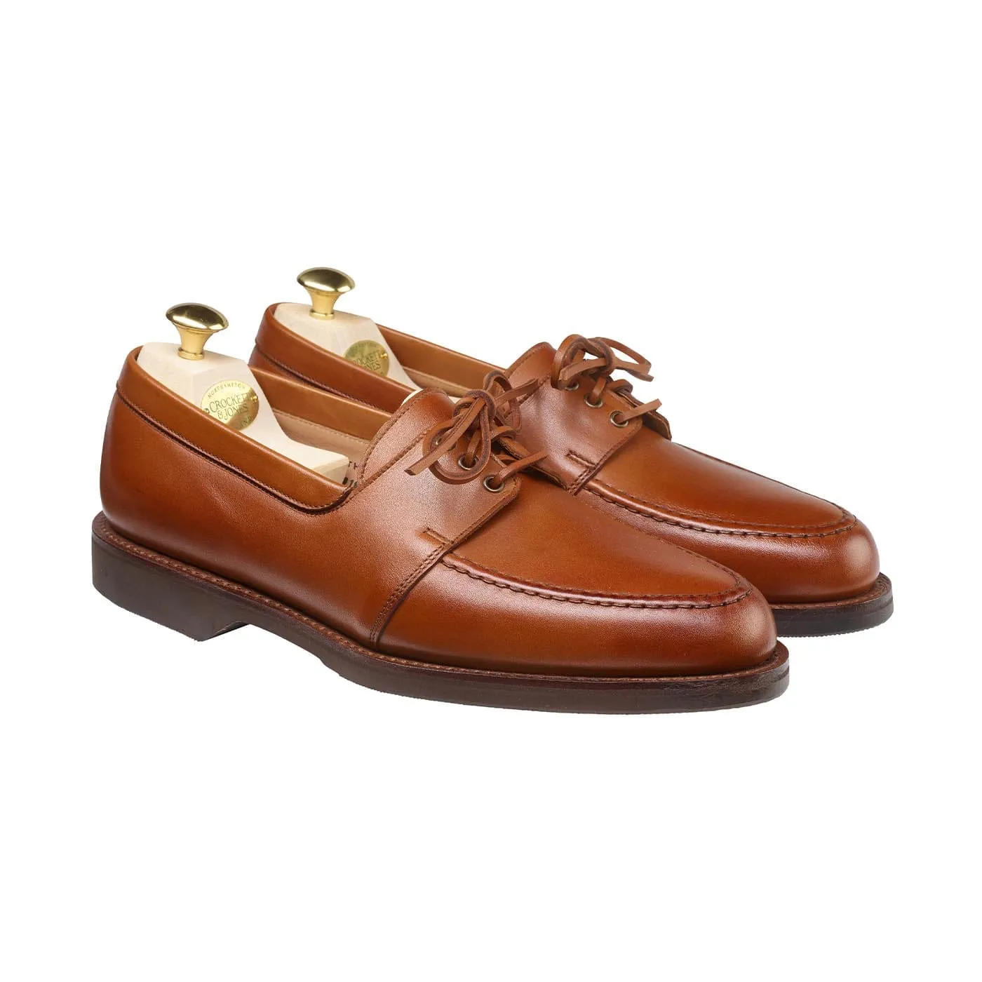 Falmouth Tan Wax Calf sold by Crockett & Jones